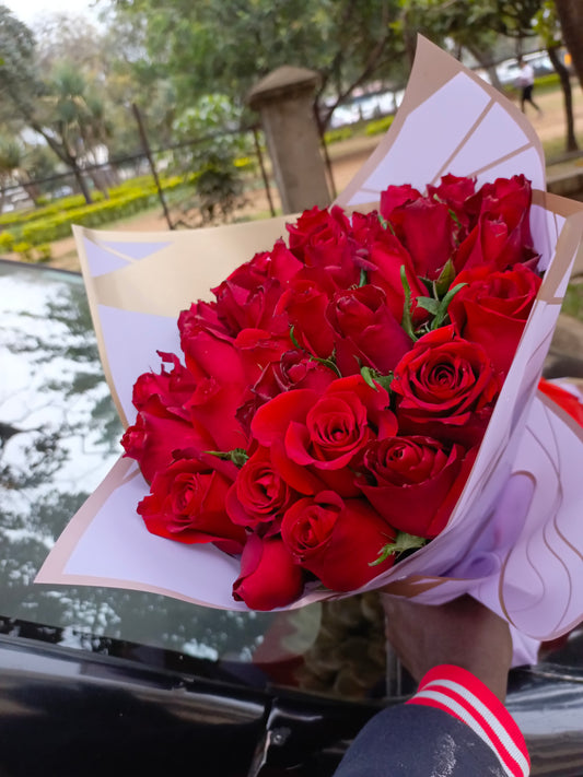 Red bouquets